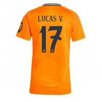 Camisa de Futebol Real Madrid Lucas Vazquez #17 Equipamento Secundário Mulheres 2024-25 Manga Curta